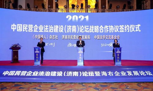 中國民營企業(yè)法治建設(shè) 濟(jì)南 論壇暨海右企業(yè)發(fā)展論壇舉行